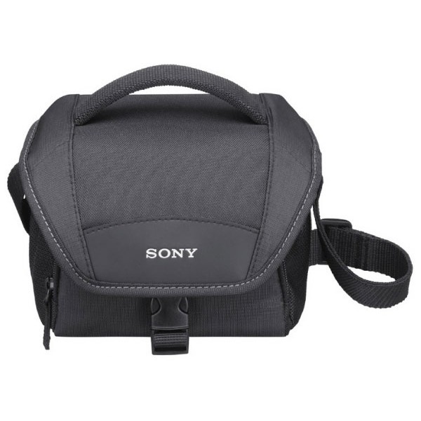 Sony lcsu11b bolsa de transporte protectora compatible con dslr, hd camorder, nex, cyber-shot