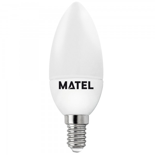 Bomb.led vela e14  4w.fria (caja de 10 unidades)