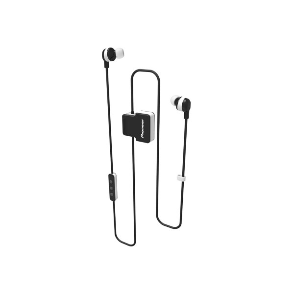Pioneer se-cl5bt blanco auriculares inalámbricos bluetooth diseño en clip con micrófono ipx4