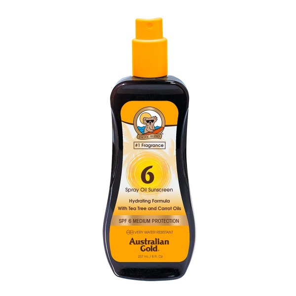 Australian gold zanahoria aceite spray spf6 237ml vaporizador