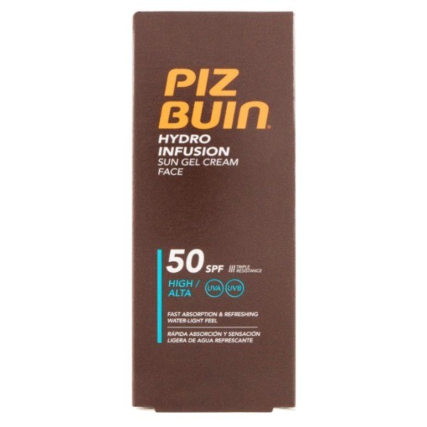 Piz Buin crema solar facial gel Hydro Infusion SFP50 50 ml