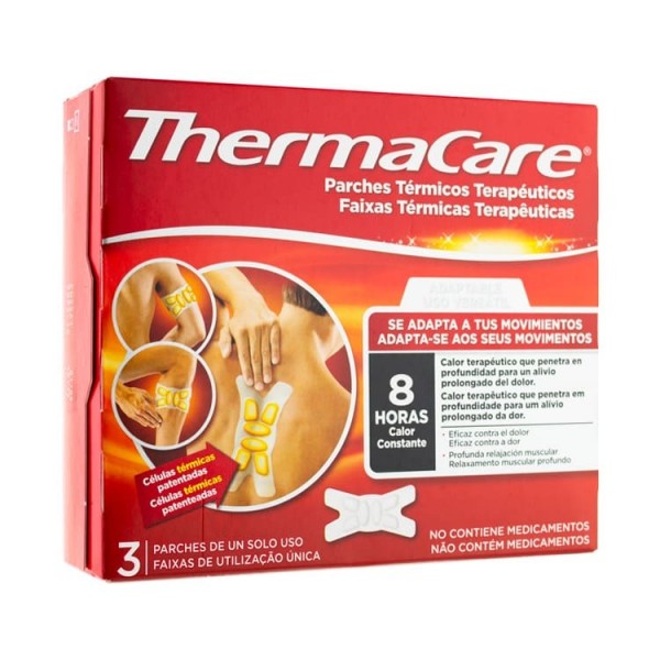 THERMACARE ADAPTABLE PARCHES TERMICOS 3 PARCHES