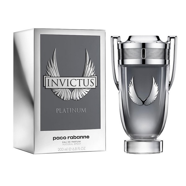 Paco rabanne invictus platinum eau de parfum 200ml vaporizador