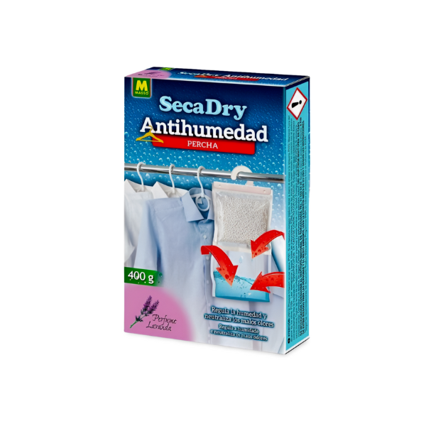 Secadry percha antihumedad 400 g (pack 2 unidades)