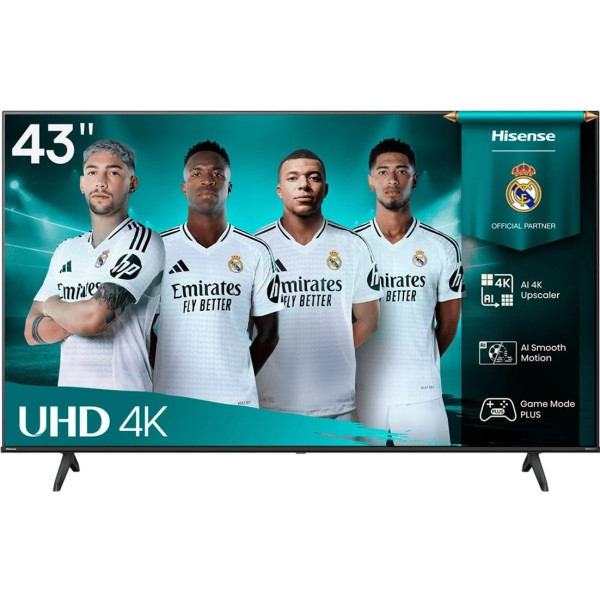 Hisense 43a6q / televisor smart tv 43'' uhd 4k hdr