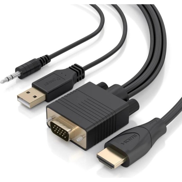 Aisens cable conversor svga y audio a hdmi 1.5m