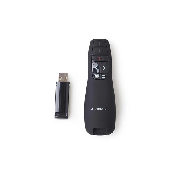 Gembird presentador inalámbrico puntero láser usb
